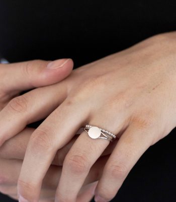 Mini Signet Ring Sterling Silver